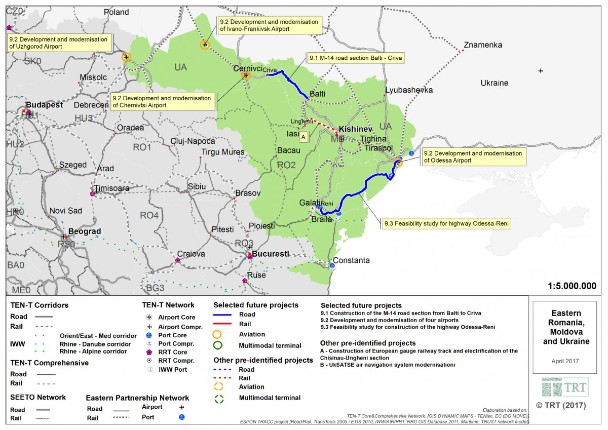 Fr9 Eastern Romania Moldova And Ukraine Pa 1b